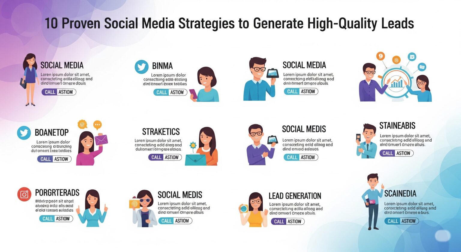 10 Social Media Strategies to Generate High-Quality Leads