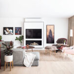 UK Home Makeovers: Make a Statement with Modernist Floor and Wood Standard Lamps
