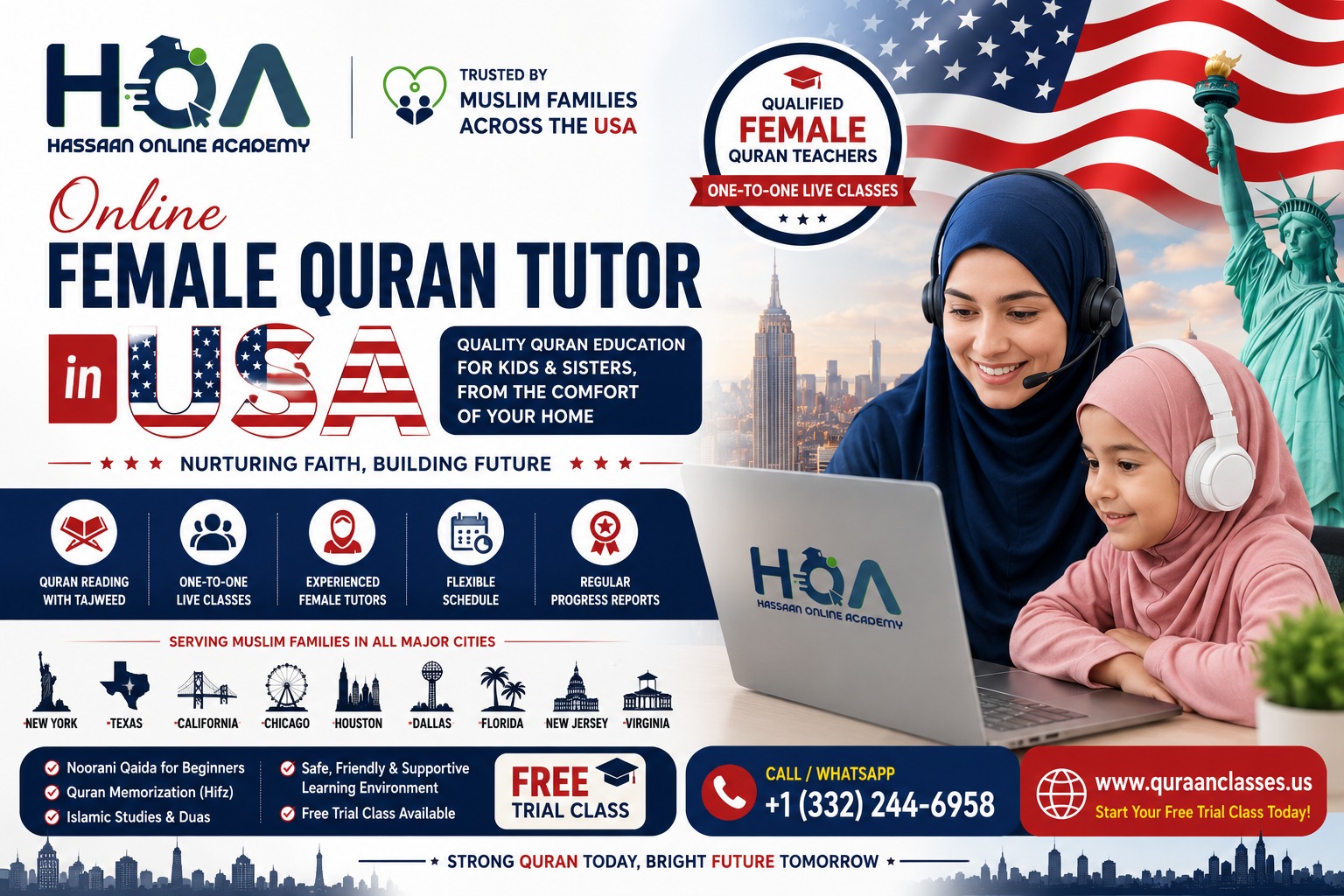 Online Quran Classes for Kids in USA – Learn Quran from Home with Certified Tutors (2026 Guide)