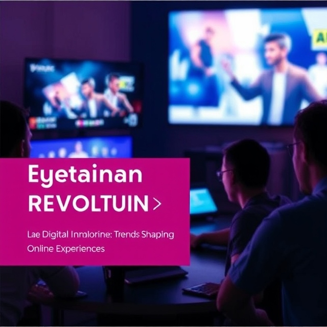 The Digital Entertainment Revolution: Trends Shaping Online Experiences