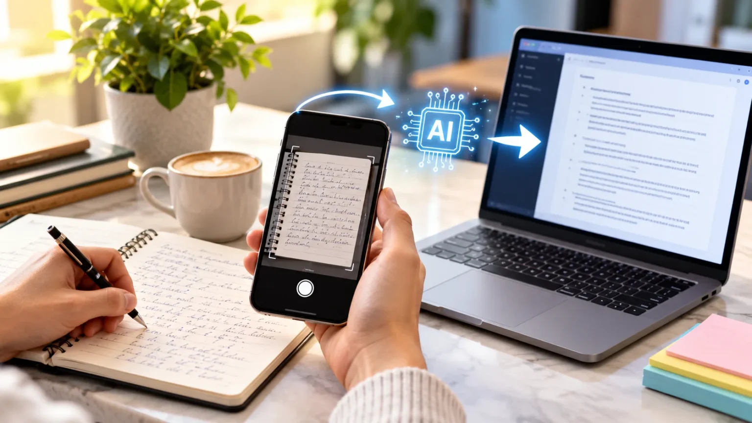How to Turn Handwritten Notes Into Text With AI