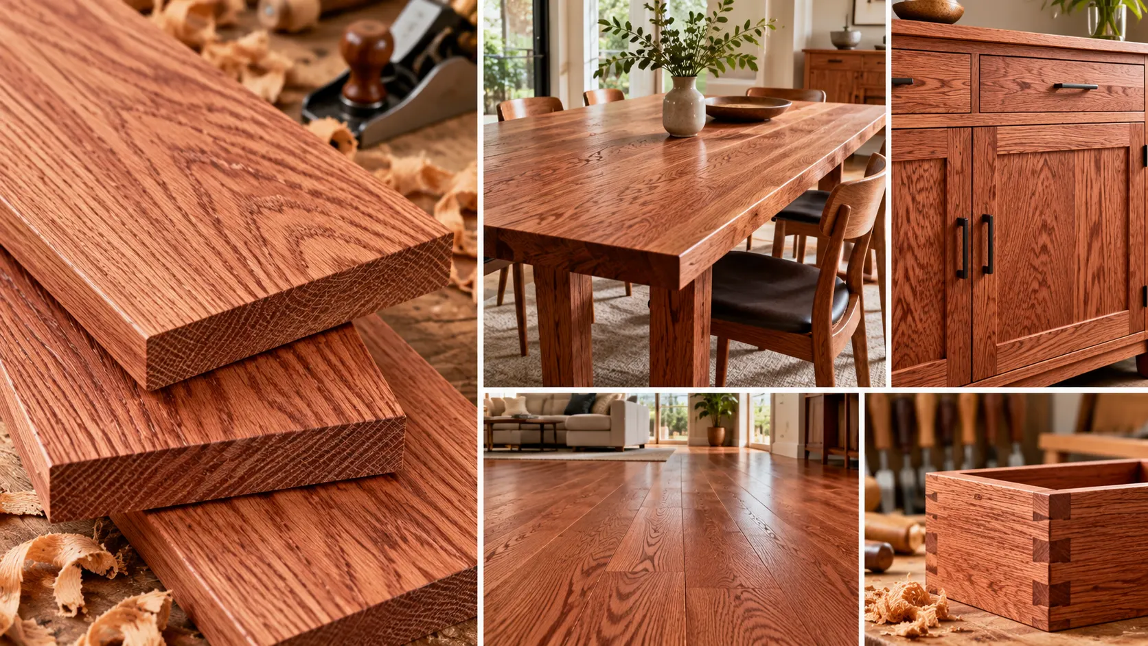 Red Oak Wood Properties, Uses, and Pros Explained
