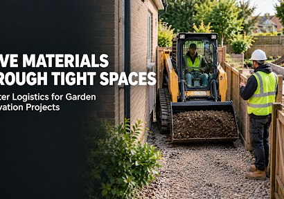 Garden Renovation Logistics: Moving Materials Through Narrow Access