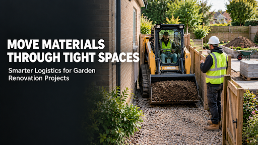 Garden Renovation Logistics: Moving Materials Through Narrow Access